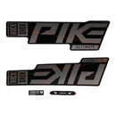 Kit de calcomanías para horquilla Rockshox - Pike Ultimate 27.5"/29" (lámina polar brillante/negro brillante)