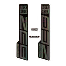 Kit de calcomanías para horquilla RockShox - ZEB Ultimate 27/29" Lámina arcoíris brillante/Negro brillante