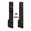 Kit de calcomanías para horquilla RockShox - ZEB Ultimate 27/29" Negro brillante/Gris mate