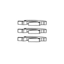 Kit reductor de volumen de amortiguador trasero RockShox - Incluye 3 fichas positivas Super Deluxe Thrushaft C1 2021
