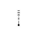 Kit de perilla/perno de ajuste de rebote RockShox para BoXXer RC B1 2015