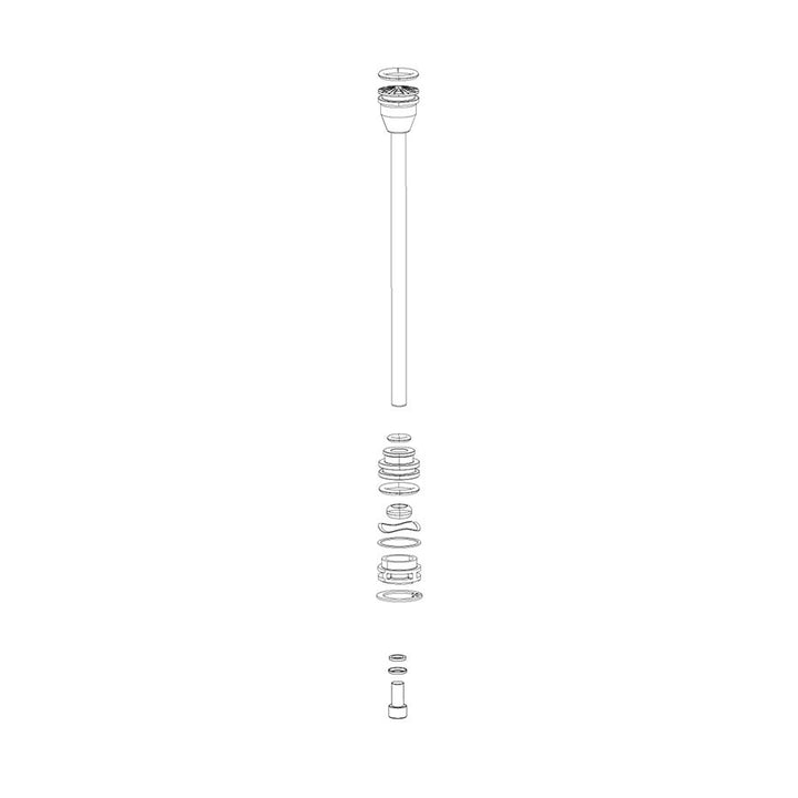 RockShox Solo Air Spring for RVL SA 140 Black 140mm