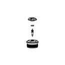 Tapa superior de aire RockShox XC32/Recon Plata