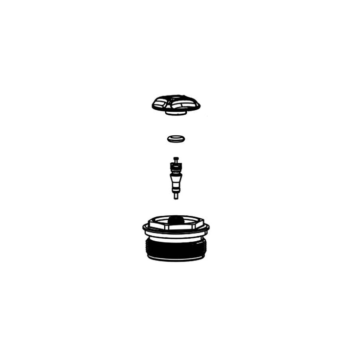 Tapa superior de aire RockShox XC32/Recon Plata