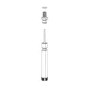 Kit de perilla de amortiguador de horquilla RockShox Rebound 29" SID B2+ (2017+)/Reba A7 (2018+)