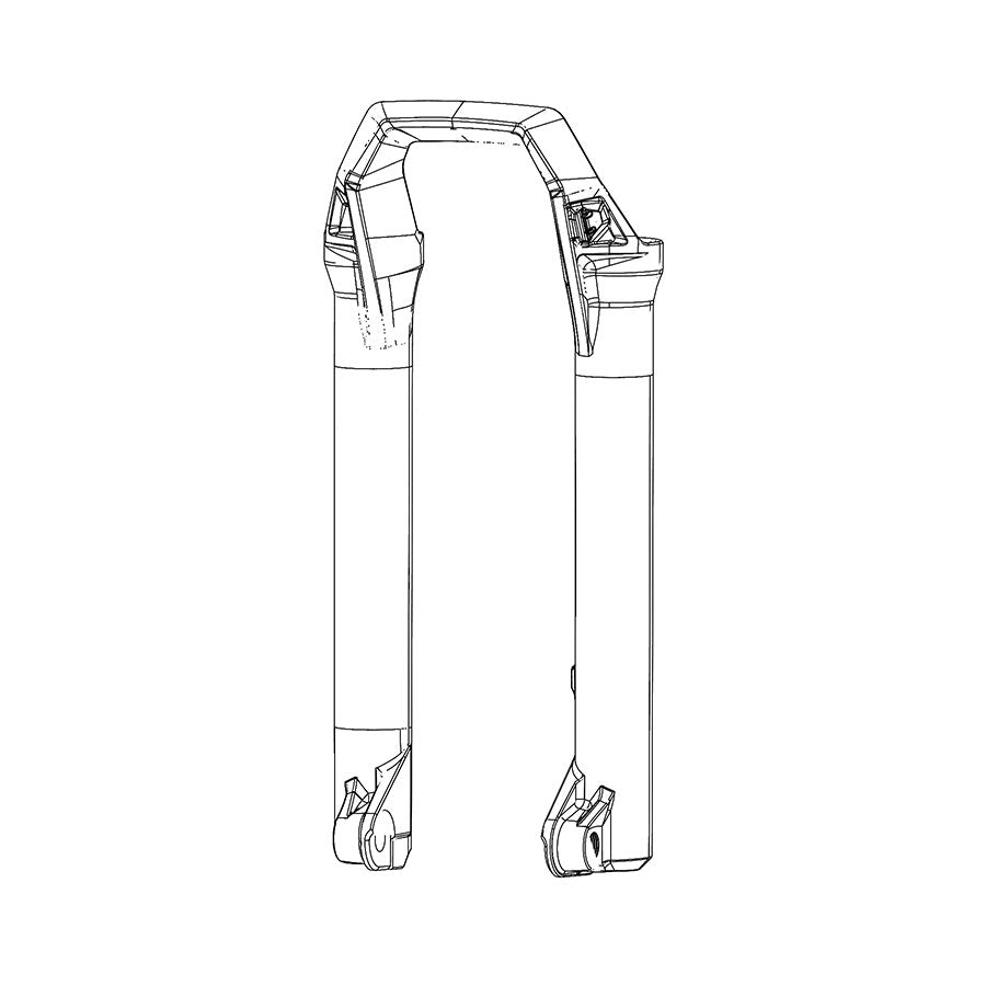 RockShox Lower Leg for ZEB Diffusion Blk 27.5&quot; 11.4018.091.035