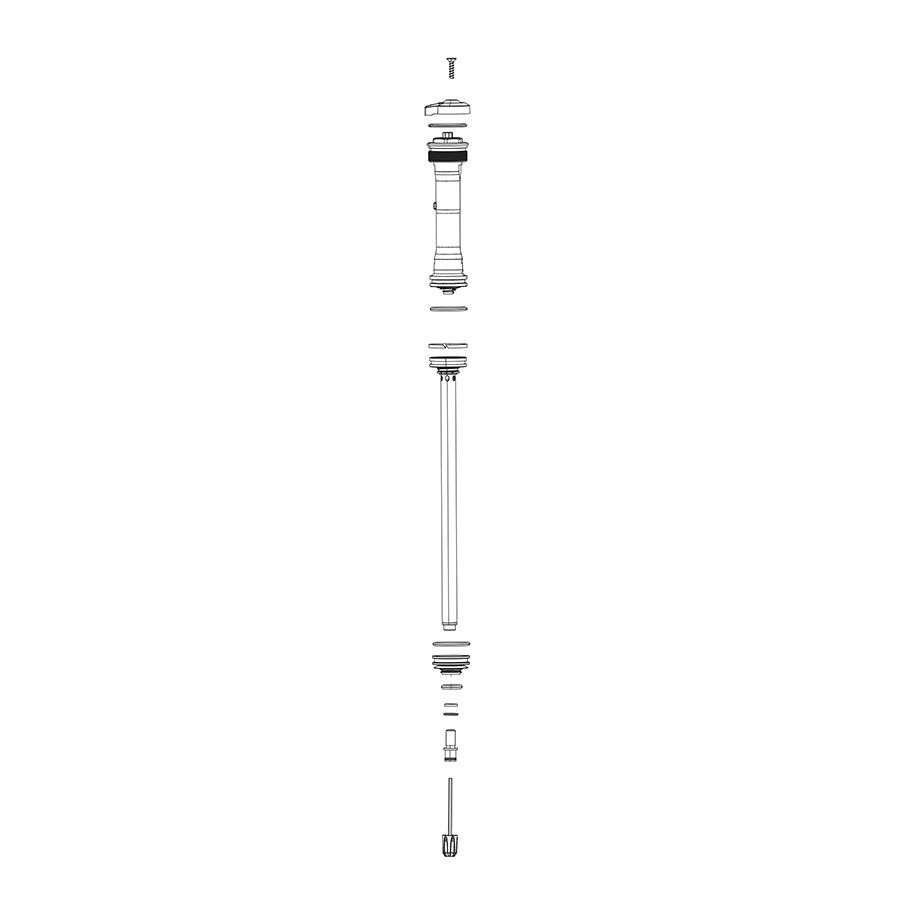 RockShox Compression Damper - Crown Turnkey Motion Control 35 SILVER A1