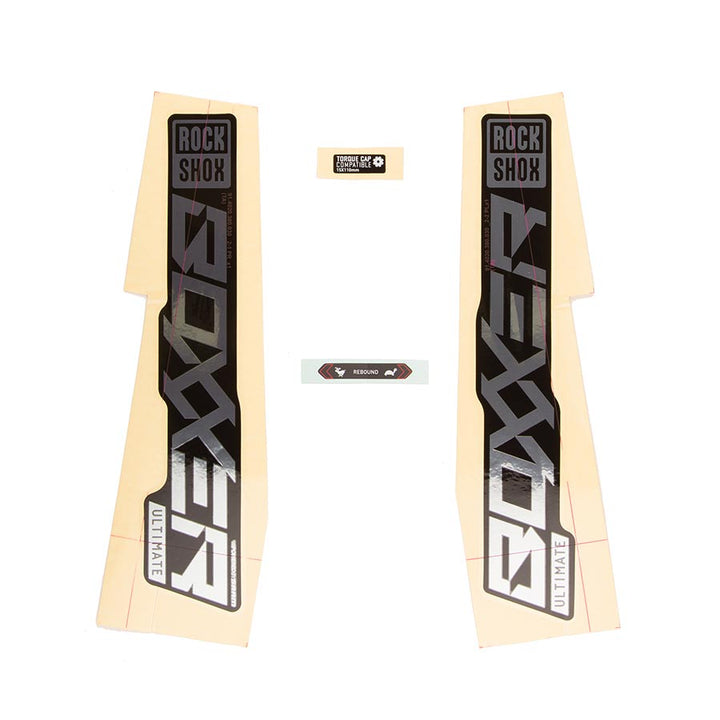 Kit de calcomanías RockShox para Boxxer ULT Polar/Negro 11.4018.105.003