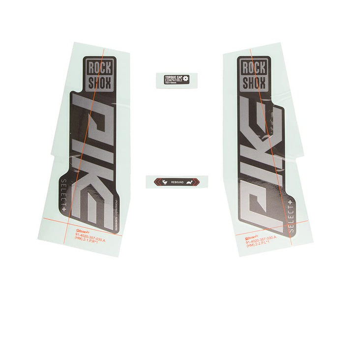 Kit de calcomanías RockShox para Pike SEL+ GPLR/DFB 11.4018.105.007