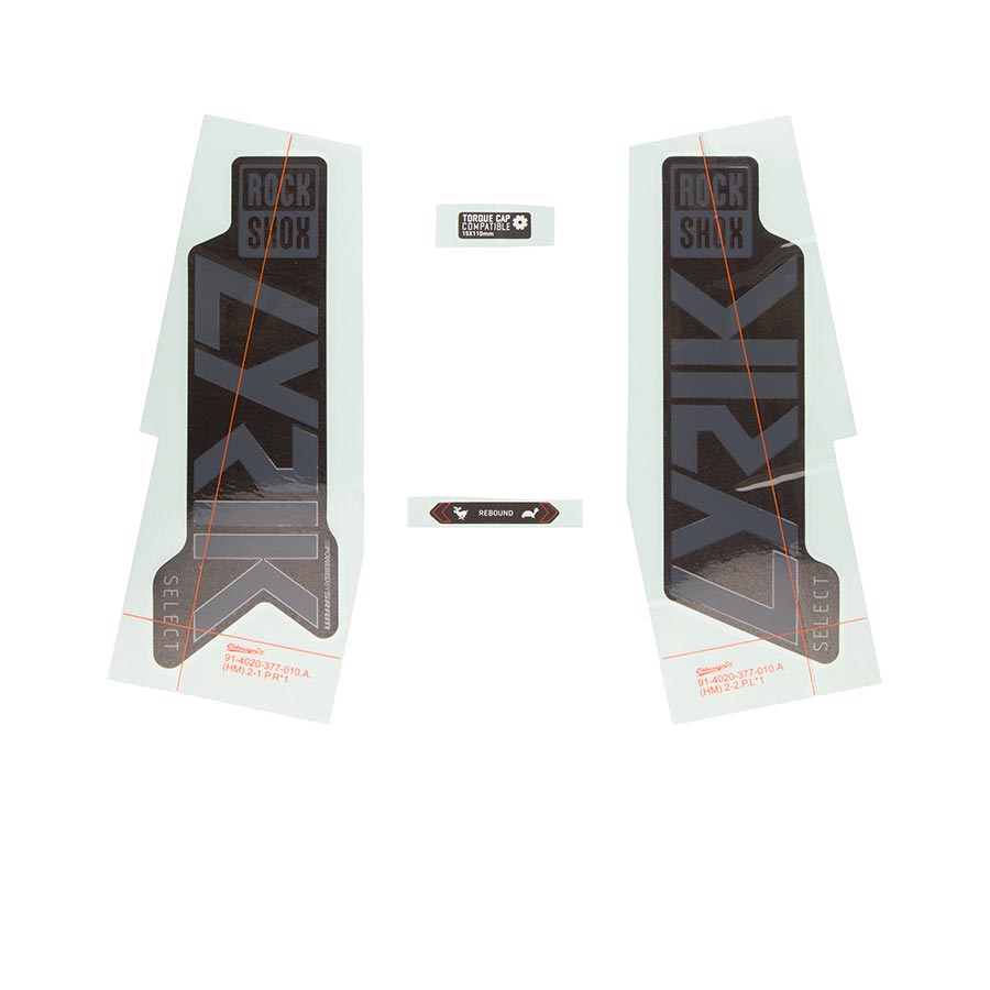 RockShox Lyrik Select Decal Kit