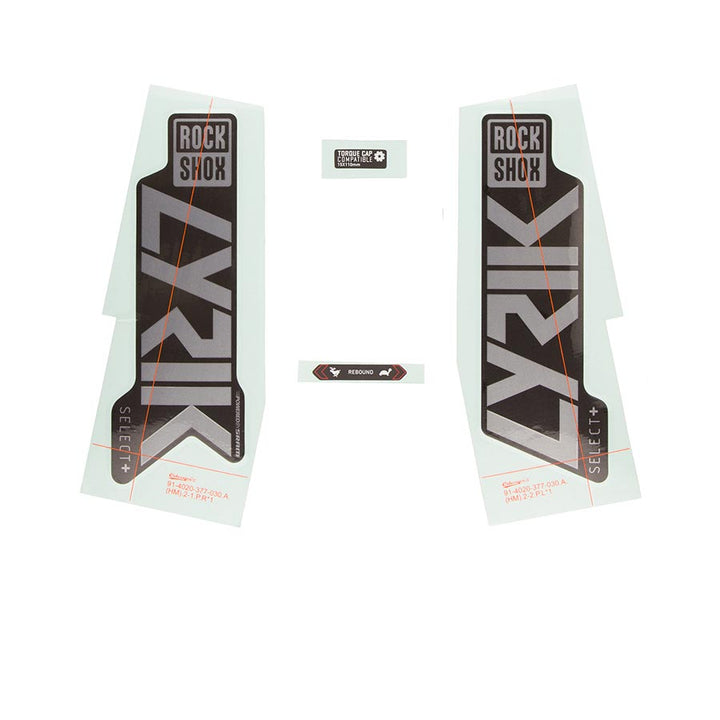Kit de calcomanías RockShox para Lyrik SEL+ GPLR/DFB 11.4018.105.013