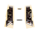 Kit de calcomanías para horquilla RockShox - Lyrik Ultimate 27/29" Polar Foil para negro brillante