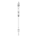 Amortiguador RockShox para Paragon Gold Remote de 10 mm (2013+ PushLoc OneLoc Twistloc) Moco (incluye abrazadera y tornillo para cable de carrete) - Paragon Gold RL A1+ 11.4018.097.002