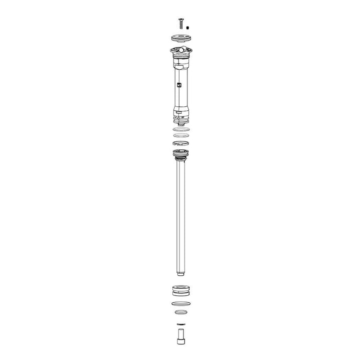 Amortiguador RockShox para Paragon Gold Remote de 10 mm (2013+ PushLoc OneLoc Twistloc) Moco (incluye abrazadera y tornillo para cable de carrete) - Paragon Gold RL A1+ 11.4018.097.002