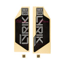 Kit de calcomanías para horquilla RockShox - Lyrik Ultimate Flight Attendant 27.5"/29" (lámina plateada mate para negro brillante, 2023+)