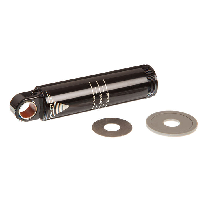 Cuerpo de amortiguador trasero RockShox - Ojal estándar de 62,5 mm con tope hidráulico y espaciador de recorrido de 2,5 mm Super Deluxe C1+ 2023+