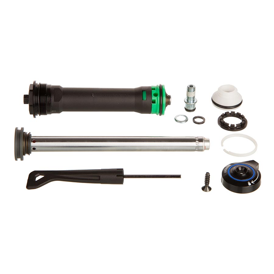 RockShox Fork Damper Assembly - 26&quot; Crown Turnkey Thread Pitch 0.8mm Judy Silver A1+/ 30 Silver A3+ 2018+