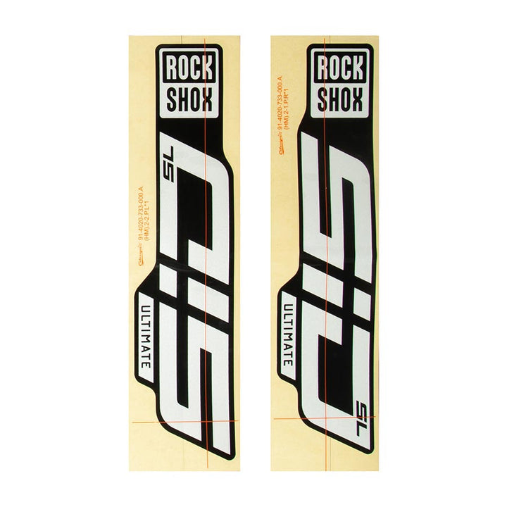 Kit de calcomanías para horquilla RockShox - SID SL Ultimate 27.5"/29"