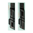 Kit de calcomanías RockShox para SID SL D1 en gris brillante para kit negro de difusión