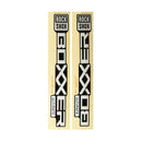 Kit de calcomanías RockShox para BoXXer Ultimate D1 en color plata y negro brillante