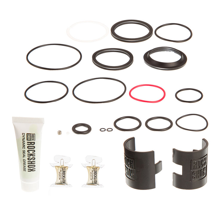 Kit de servicio para amortiguadores traseros RockShox - 100 horas, 200 horas/1 año, Vivid 2024+ Generación C V2