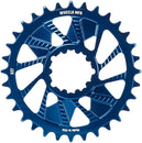 Wheels Manufacturing Direct Mount Chainring - 32t SRAM 3-Bolt Direct Mount 3mm Offset Compatible Hyperglide+ Chain Blue