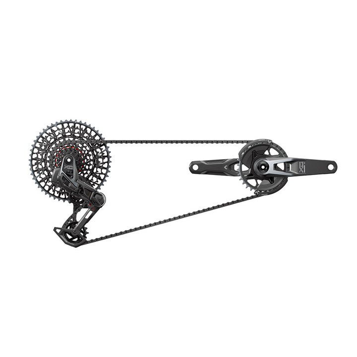 SRAM X0 T-Type Eagle V2 AXS Groupset 170mm Black