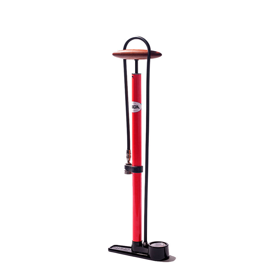 Silca Pista Floor Pump Red