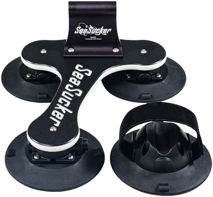 Portabicicletas SeaSucker Talon para 1 bicicleta - Soporte para rueda trasera con montaje en horquilla HUSKE QR, color negro