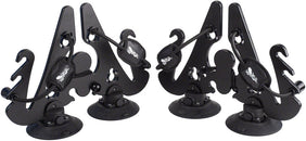 SeaSucker Pallavicini Ski Rack - Holds 2 Pair W/Poles or 2 Snowboards Black