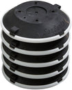Almohadilla de repuesto SeaSucker para aspiradora - 6" - Paquete de 5, color negro