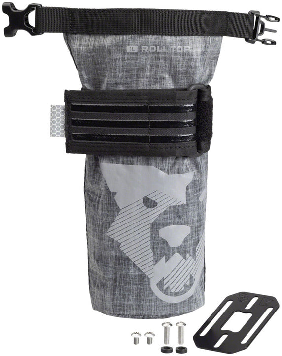 Bolsa enrollable Wolf Tooth B-RAD TekLite con placa de montaje - 1 L, color negro