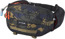 Riñonera de hidratación Dakine Hot Laps - 5 l, depósito de 2 l/70 oz, camuflaje cascada