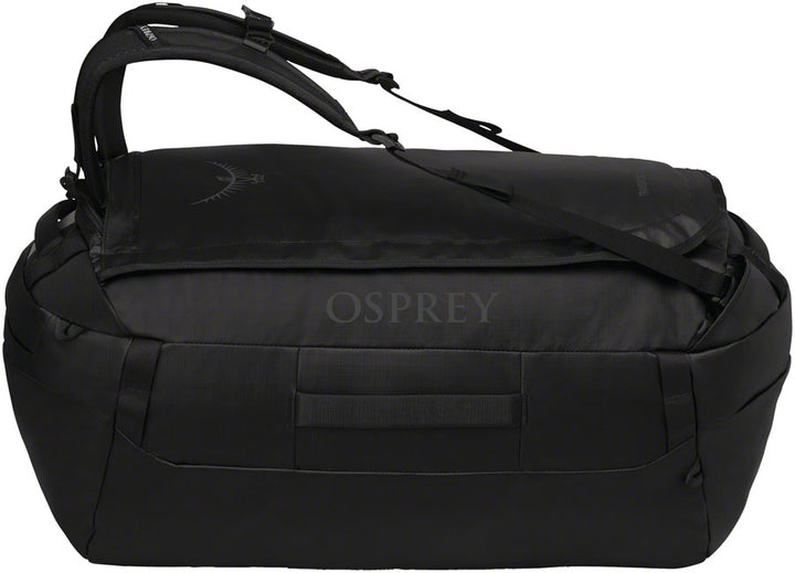Bolsa de lona Osprey Transporter 65 - Negro Cuervo