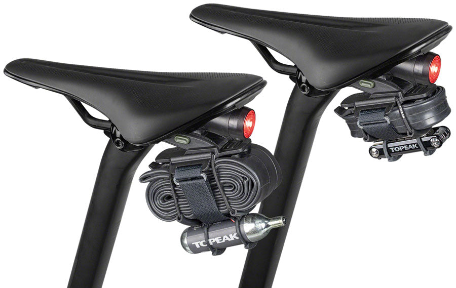 Portaherramientas Topeak Free Pack DF - Soporte Duo Fixer con palancas para neumáticos