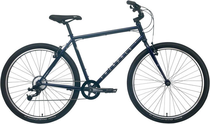 Bicicleta Fairdale Ridgemont de 27,5", acero, color morado, talla mediana/grande