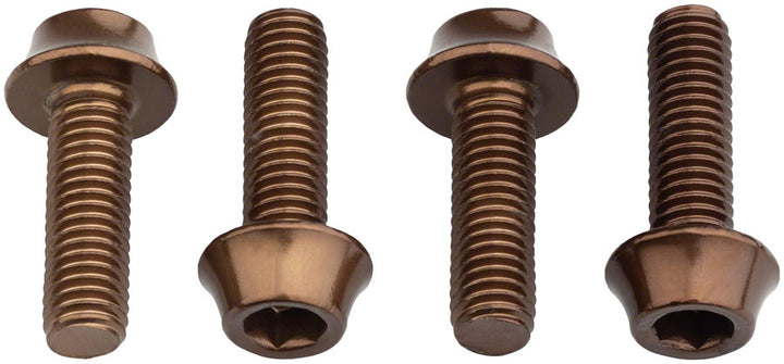 Juego de 4 pernos para portabidones Wolf Tooth de aluminio color espresso