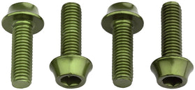 Pernos para portabidón Wolf Tooth - Juego de 4, aluminio, color oliva