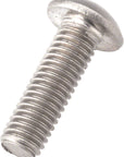 Tornillo de cabeza abombada de acero inoxidable M5 x 16 mm para fabricación de ruedas, botella/50