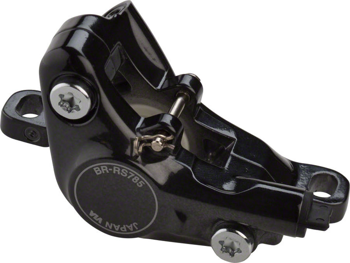 Pinza de freno de disco hidráulico Shimano BR-RS785 con pastillas de resina y aletas delanteras y traseras