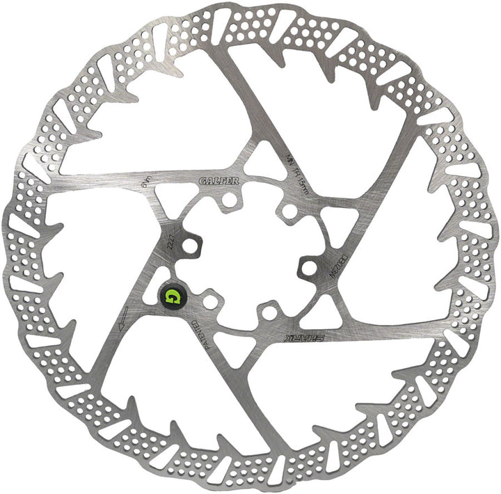 Rotor de freno de disco Galfer Shark - 180 mm x 2,0 mm, 6 pernos