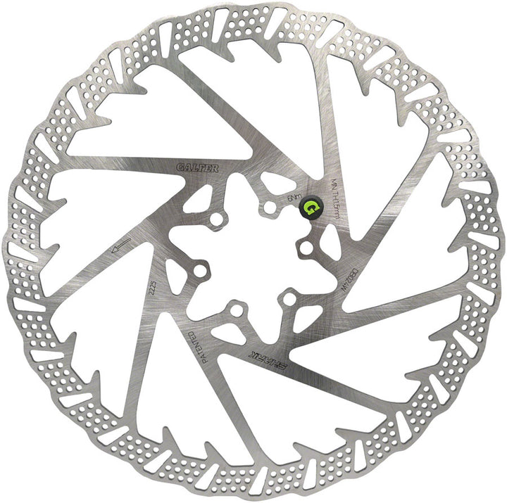 Rotor de freno de disco Galfer Shark - 203 mm x 2,0 mm, 6 pernos