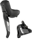 SRAM Apex Disc Brake Lever - Left/Rear Flat Mount 2-Piston 20mm Offset - Black A1