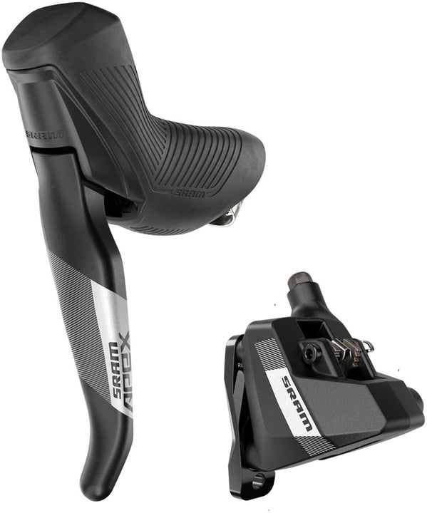 SRAM Apex Disc Brake Lever - Left/Rear Flat Mount 2-Piston 20mm Offset - Black A1