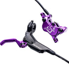 Maneta de freno de disco Hayes Dominion A4 (delantera y trasera, hidráulica, montaje en poste, morado/negro)