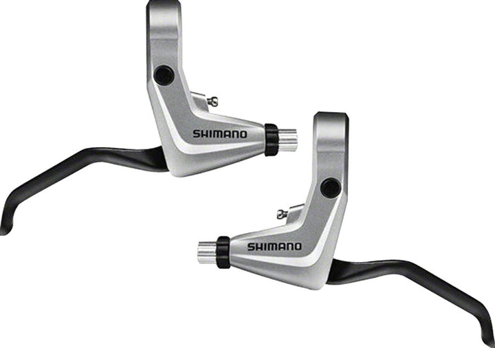 Juego de manetas de freno V-Brake Shimano Alivio BL-T4000 plateadas