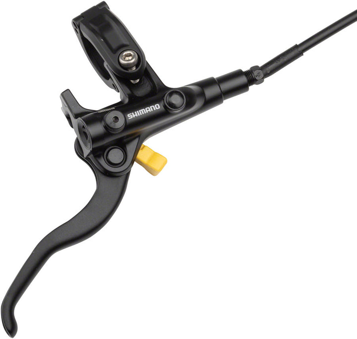 Maneta de freno de disco Shimano Deore BL-M4100/BR-MT410 - Trasera, pastillas de resina hidráulicas, color gris