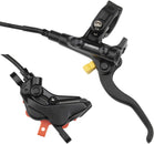 Maneta de freno de disco Shimano Deore BL-M4100/BR-MT420 - Delantera, pastillas de resina hidráulicas, color gris