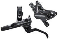 Maneta de freno de disco Shimano Deore BL-M6100/BR-M6120 - Delantera, pastillas de resina hidráulicas, color gris