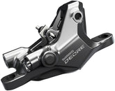 Pinza de freno de disco Shimano Deore BR-M6100 (delantera y trasera, pastillas de resina hidráulicas, gris)